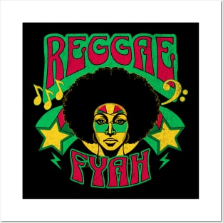 Reggae Fyah Music Posters and Art